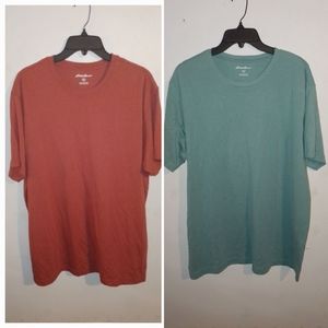 BUNDLE of two Eddie Bauer Short Sleeve Shirts.